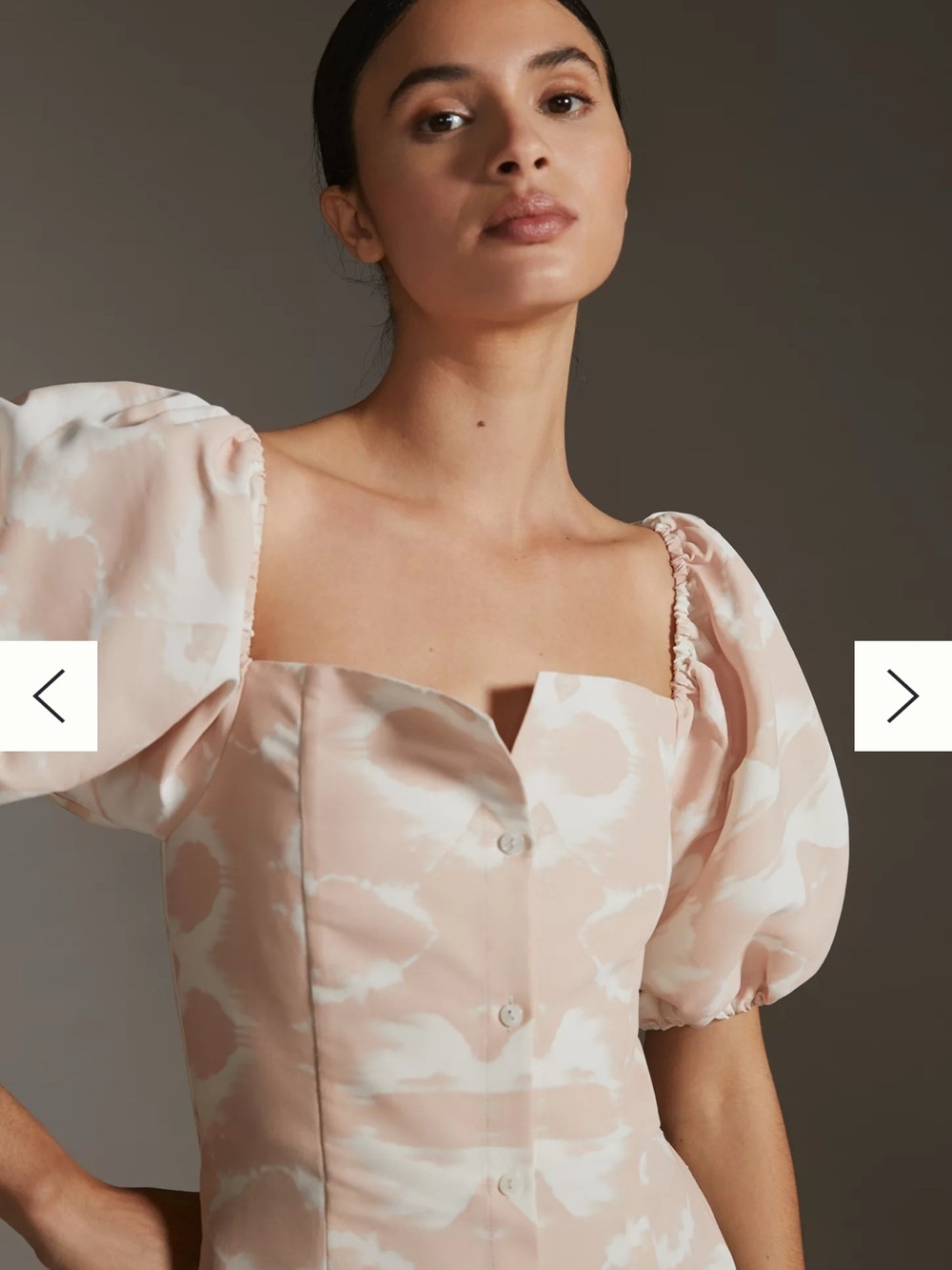 Anthropologie Sachin + Babi Shannon Puff-Sleeve Midi Dress - Picture 3 of 7